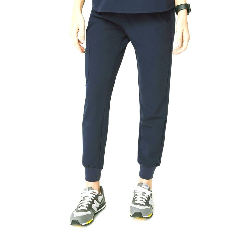 Figs navy medium petite jogger scrub pant